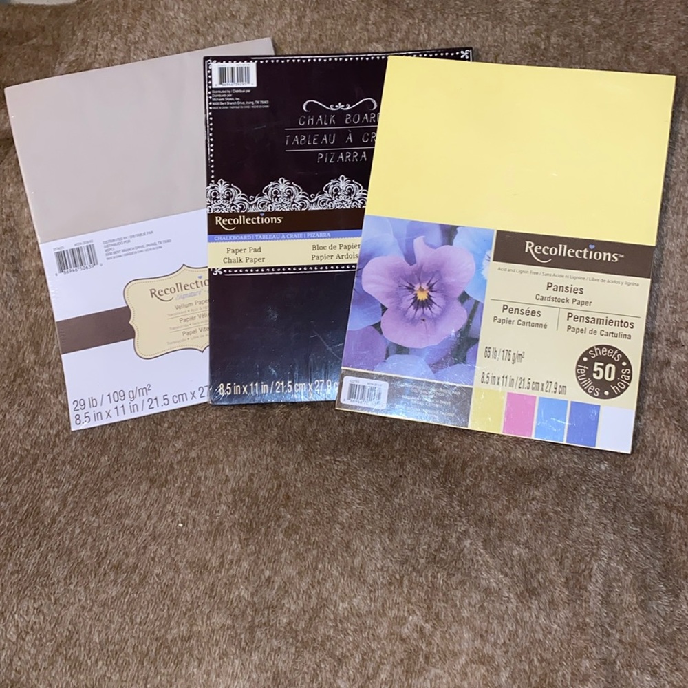 Cardstock paper 8.5x11